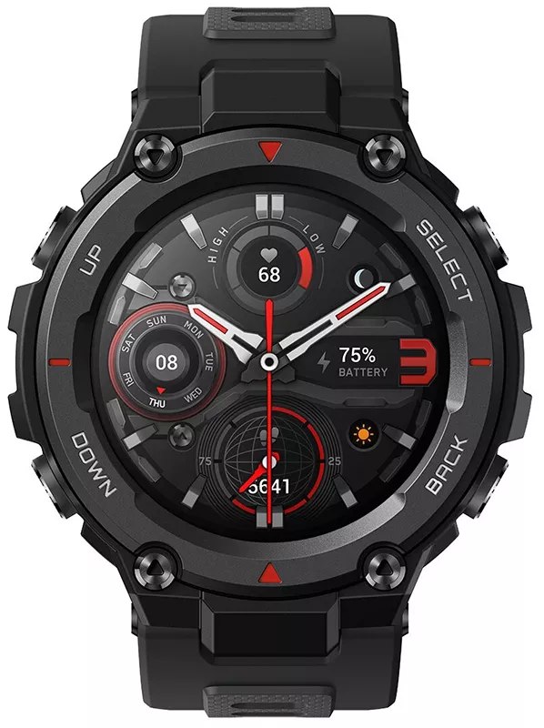 Гибридные умные часы Amazfit T-Rex Pro (черный) - фото2